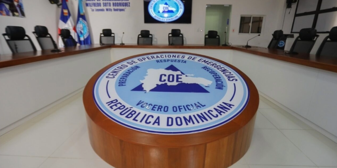 COE mantiene 19 provincias en alerta ante incidencia de vaguada